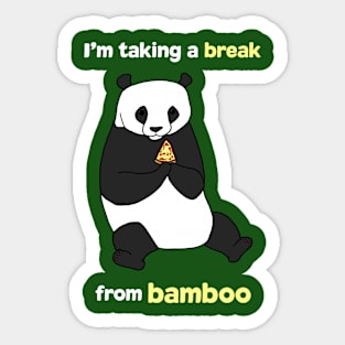 Pizza Panda Sticker